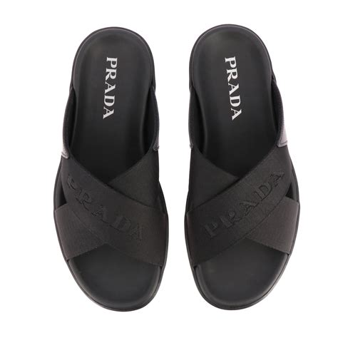 men prada slide sandals|sandal Prada original.